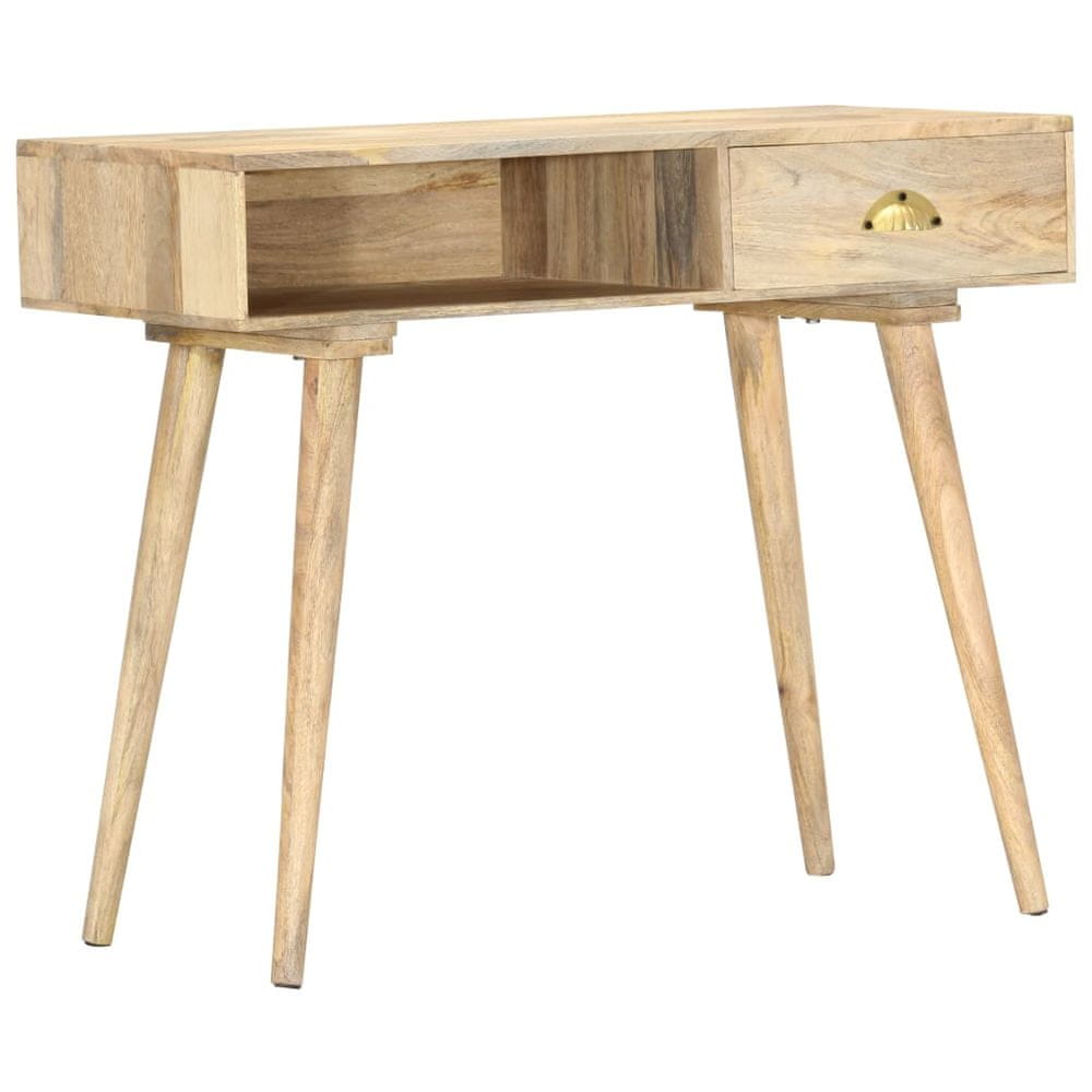 Vidaxl Konzolový stolík 90x45x75 cm masívne mangovníkové drevo